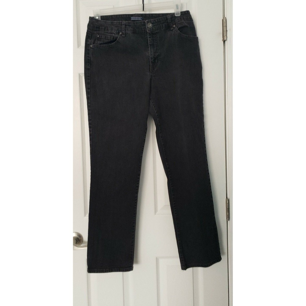 Bandolino Womans Bkack Denim Jeans Size‎ 14 x 30